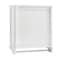 Alaterre Furniture Dorset Bath 27"W x 29"H Wall Mounted Cabinet with Mirror and Towel Rod ANVA79WH - alternate 6